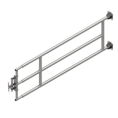 Picture of Telescopic turning gate 2,65-4,5m 2" (installed)