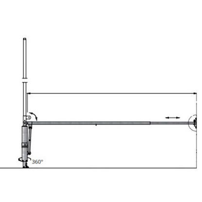 Picture of Boom Barrier with spring 4-6m(installed)