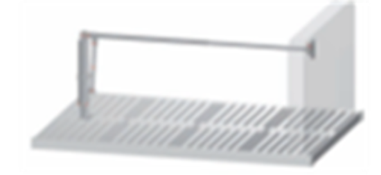 Afbeeldingen van Slagboom draaischuif met veer 4-6m inc. bevestiging