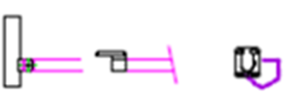 Afbeeldingen van Slagboom draaischuif zonder veer  inc. bevestiging