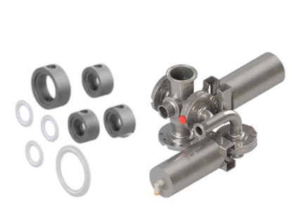 Afbeeldingen van Ombouw enkel kleppen DN20 naar dubbel kleppen DN20