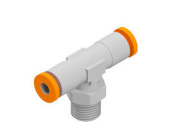 Afbeeldingen van Luchtkoppeling Verloop T 4mm - 1/8" BUI